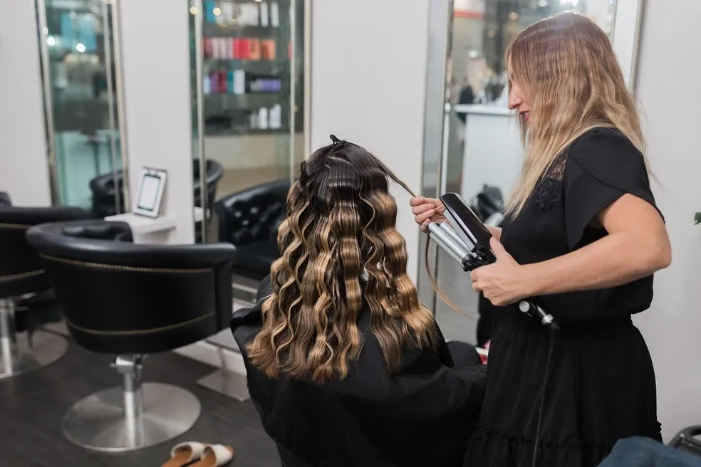 Hair colour transformation by expert stylists at aGlo Salon