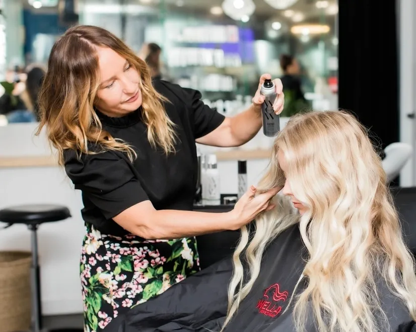 Luxury hair salon experience at aGlo Salon and Skin Clinic